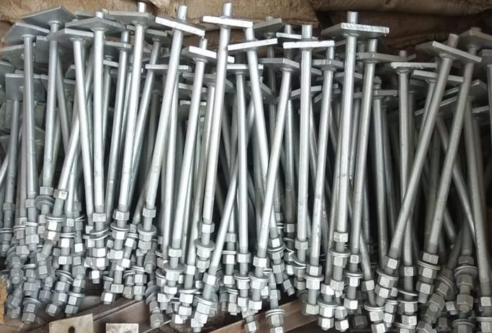 Painted Foundation bolt